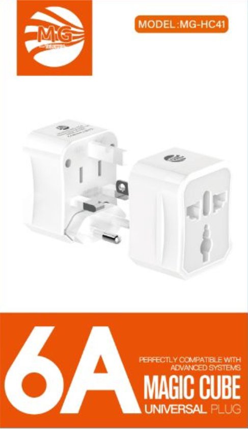 MG 6A Magic Cube Universele Stekker