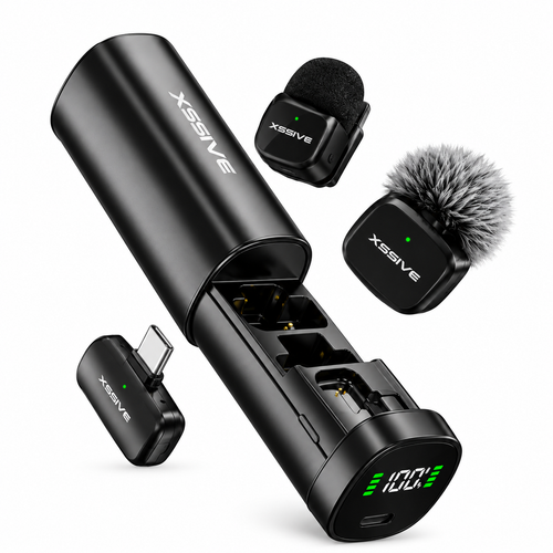 Xssive Draadloze Dual Microfoon - USB-C XSS-MP04