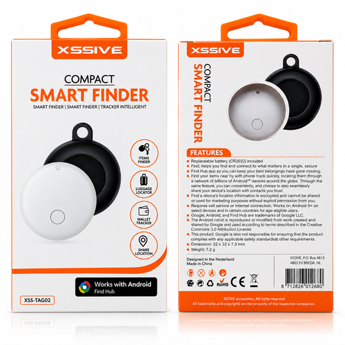 Xssive Smart Finder Tag XSS-TAG02 voor Android