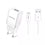 Xssive Thuislader USB 2.1A + 1m Type USB-C Kabel Wit1