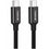 Xssive USB-C naar USB-C Laad en Synchronisatiekabel 1m Zwart