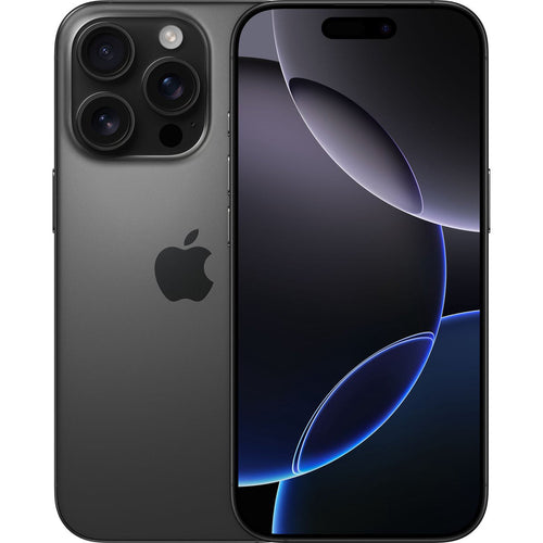Apple iPhone 16 Pro Zwart Titanium met innovatief design en geavanceerde functies.