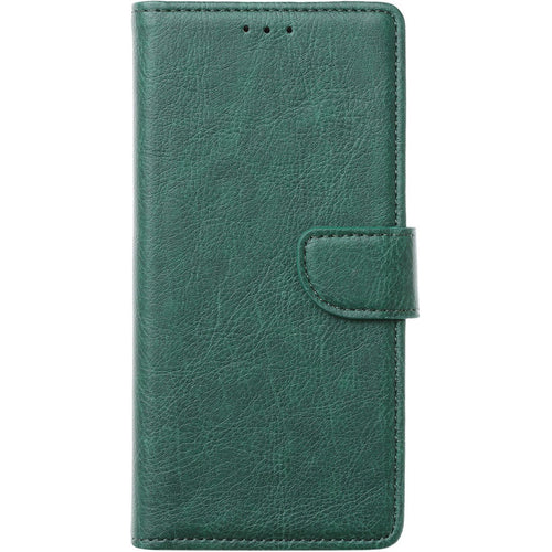 Xssive Lederen Wallet Book Case Samsung Galaxy A56 5G Groen voorkant