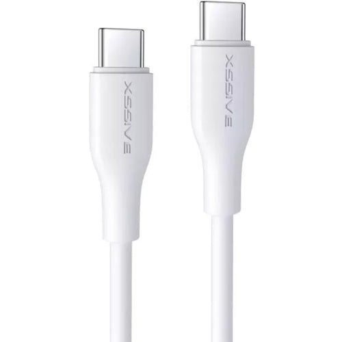 xssive-65w-usb-c-naar-usb-c-laad-en-synchronisatiekabel-1m-wit